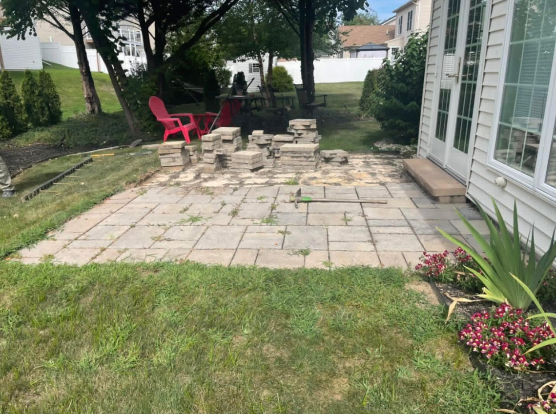 Concrete Patio Before